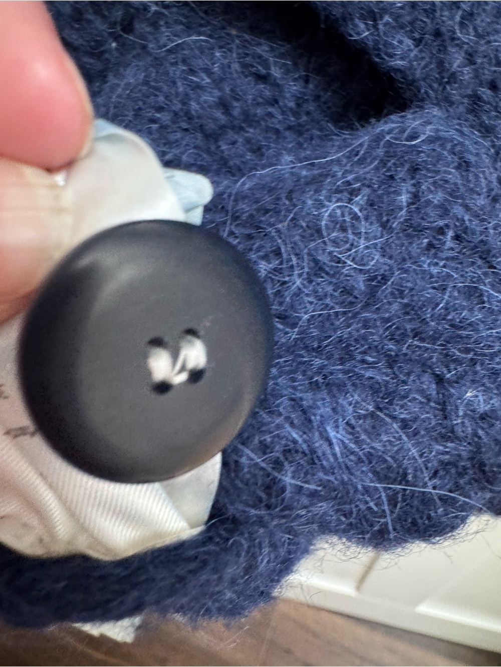 Sezane - Basile Cardigan Navy - Picture 7 of 7